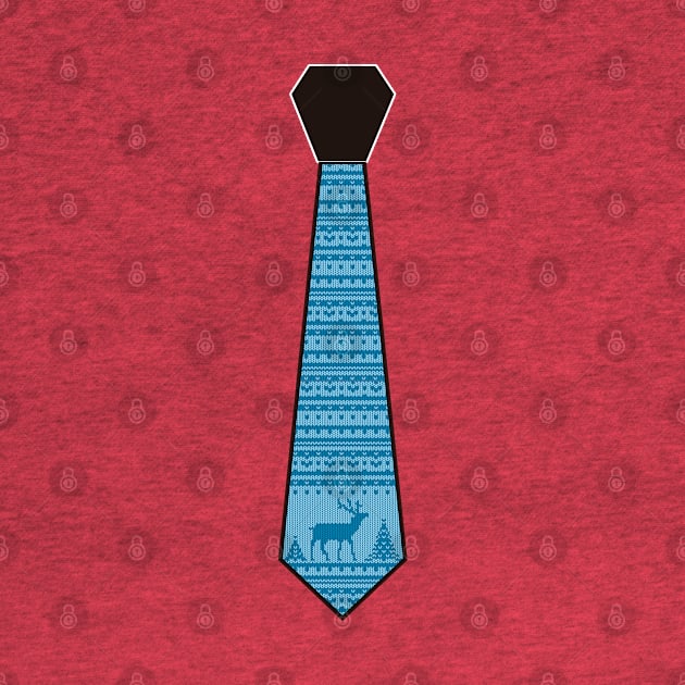 Ugly christmas tie by Iamthepartymonster